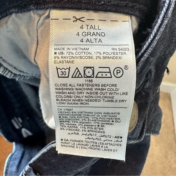 OLD NAVY Super Skinny Rockstar Raw Hem Tall Jeans - Picture 6 of 7